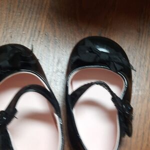 Black Kids Shoes with Bow